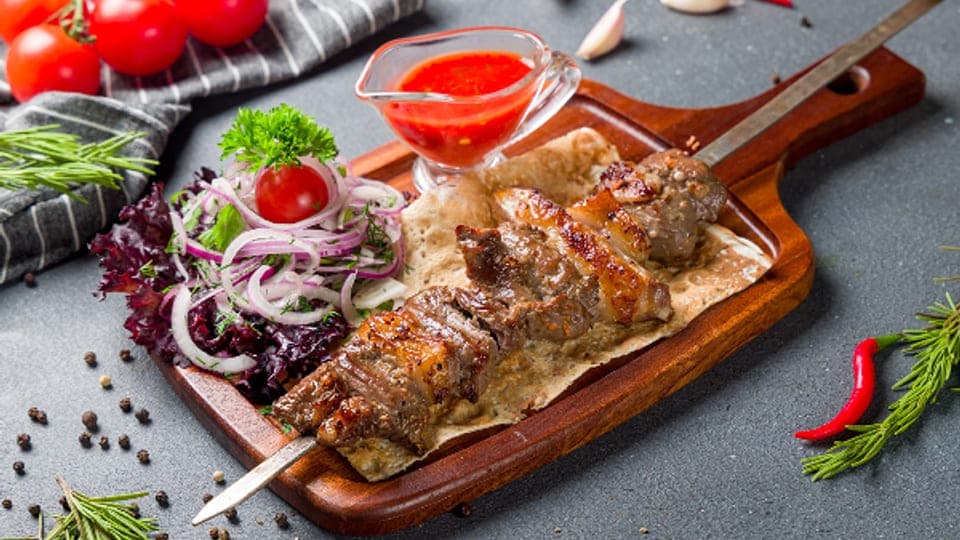 Шашлык кусковой из баранины